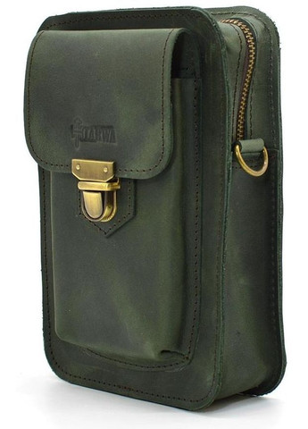 Сумка мужская кожаная через плечо месенджер в дорогу для документов клатч на ремень чехол для телефона сумочка на пояс TARWA (332769013)