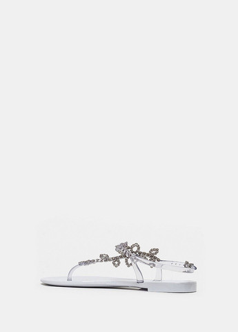 Серебряные босоножки Menghi