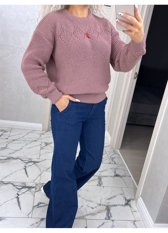 Пудровый демисезонный женский свитер джемпер No Brand