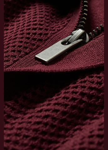 Бордовый демисезонный зип-свитер C&A