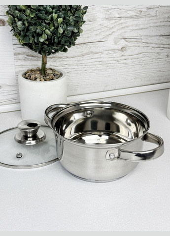 Кастрюля со стеклянной крышкой 1,1л Gasto IN0016GT Intrendo (364982481)