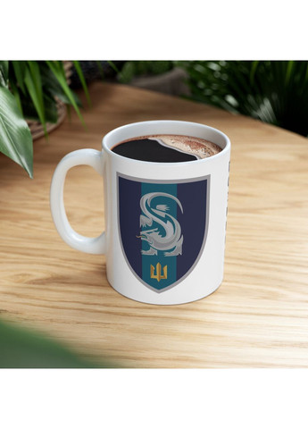 Кружка з шевроном "241 навчальному центрі морської піхоти" No Brand (368671359)