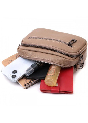 Молодіжна жіноча шкіряна сумка через плече 22638 Vintage (298793403)