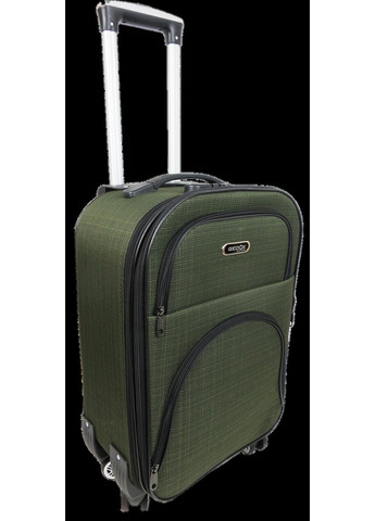 Маленька тканинна валіза на колесах 42L Gedox хакі No Brand (361156530)