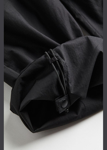 Комбинезон H&M однотонный чёрный спортивный хлопок