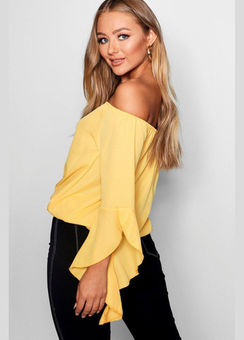 Помаранчева блузка Boohoo