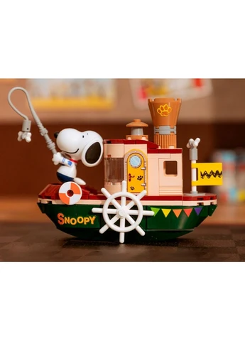 Конструктор Snoopy - Пароплав (m124964) Pantasy Snoopy - Пароход (375794348)