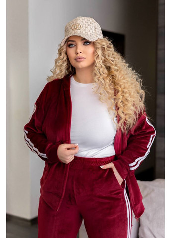 Костюм з лампасами велюр спорт,штани та кофта на блискавці Україна (362395787)