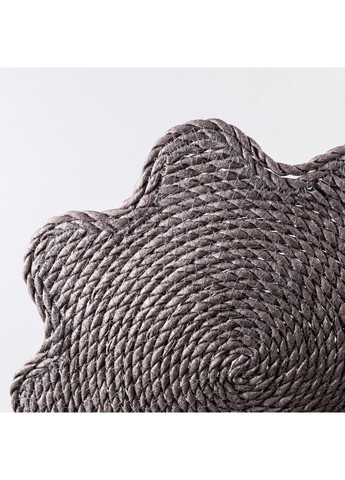 Серветка сервірувальна на стіл Ø38 (см) під тарілки і столові прибори Сірий HP-35-1G Yiwu (370705911)