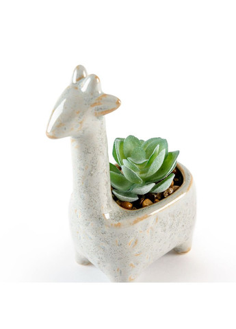 Искусственное растение в горшке MY HOME 15.5 см Зеленое/белое (DHFLOWERS-20 GREEN/WHITE) MVM (301084652)