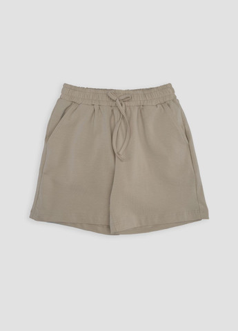 Молочный летний костюм с шортами для девочки цвет молочный cb-00242439 Miss Feriha