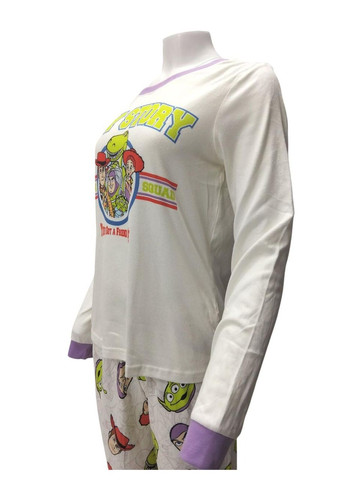 Комбинированная пижамный комплект mickey mouse из 2 предметов, с длинными рукавами, черный/белый, размер s Disney slim fit