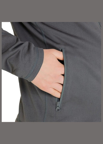 Серая демисезонная куртка hardface full zip hoody grey Fahrenheit