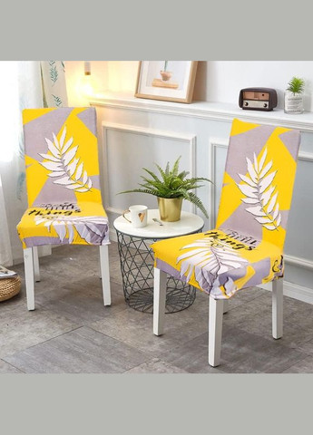 Набір декоративних чохлів для стільців з візерунками Modern Cover 2 шт No Brand (344547823)