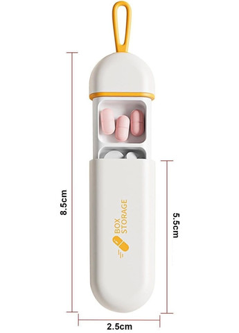 Таблетница Storage Box на 3 отделения №3 No Brand (338400929)