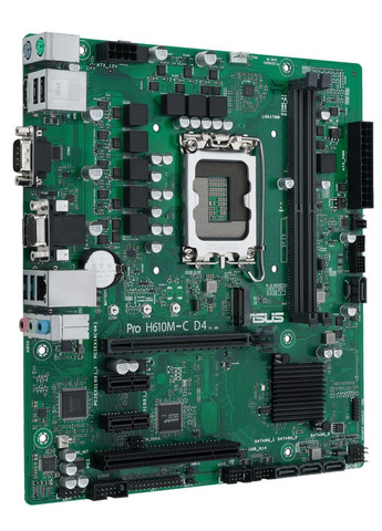 Материнська плата Pro H610M-C D4-CSM (s1700, H610) (90MB1A30-M0EAYC) Asus (360423579)