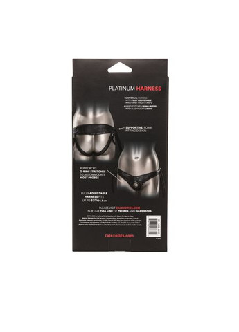 Трусики для страпона Universal Love Rider Platinum Harness, кожзам, черные California Exotic (331169209)