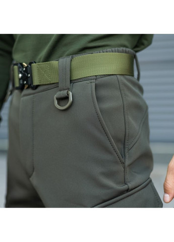 Хаки демисезонные карго брюки Pobedov