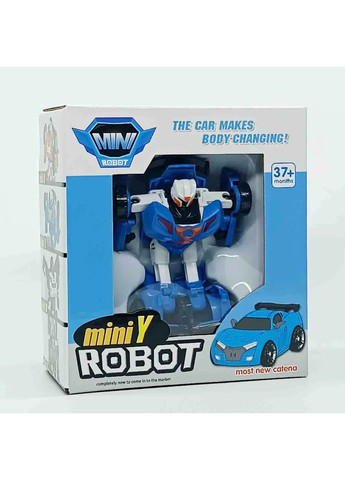 Робот Трансформер Тобот Міні Y 12 см Синій Star Toys (371631566)