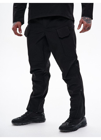 Карго брюки из софтшела "Варриор", черный Vakko (373714127)