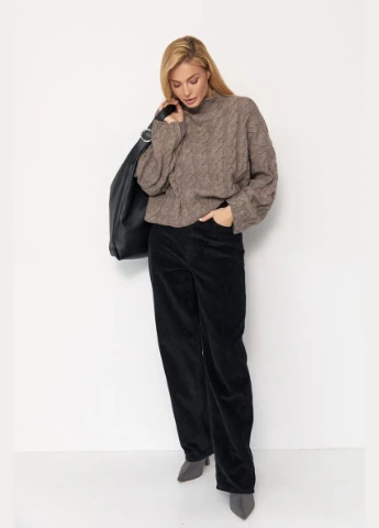 В'язаний светр з кісками 21720 Lurex (315810203)