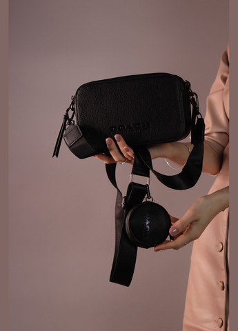 Жіноча сумка Coach black, женская сумка, Коуч чорного кольору No Brand (307925646)