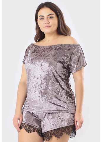 Фуксиновая пижамный комплект Ghazel