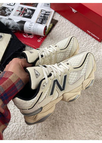 Бежеві Осінні кросівки чоловічі і жіночі new balance 9060 beige | нью беланс 9060 бежеві No Brand