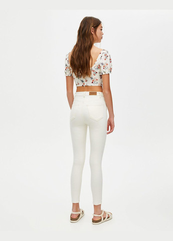 Джинсы лето,молочный, Pull & Bear - (297571109)