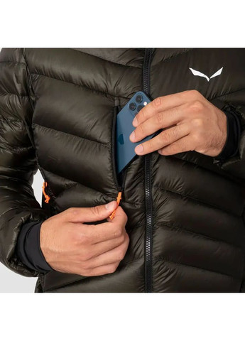 Черная демисезонная куртка ortles medium 3 rds down jacket men 50/ black Salewa