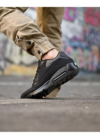 Чорні Осінні чоловічі кросівки демісезонні чорні (8828-1) Jomix