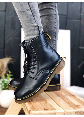 Черевики жіночі Dr. Martens 1460 Black 11822006 Доктор Мартінс (Хутро) No Brand (364860585)