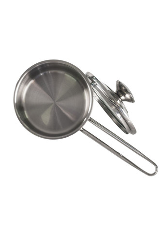 Ковш кухонный нержавейка с крышкой 12 см, 0.8 л (CB-1001) Con Brio (334713369)