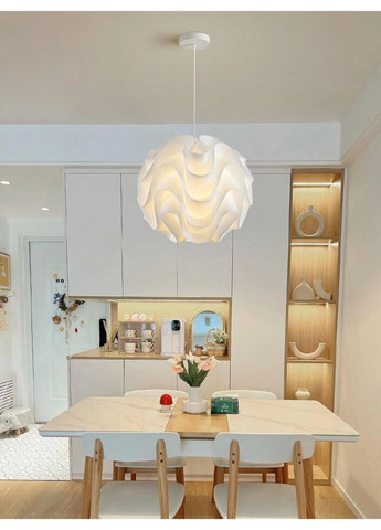 Люстра підвісна на 1 лампочку 27628 Білий 55-200х50х50 см. Sunnysky (335975236)