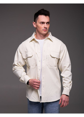 Стильна та функціональна чоловіча сорочка з щільного вельвету Vakko (349746964)