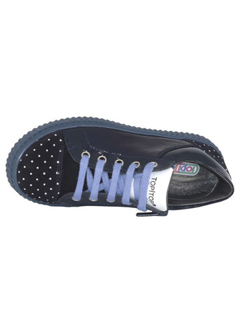 Синій кеди для дівчаток на шнурках синього кольору (2293). розмір Topitop