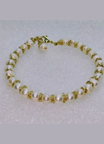 Браслет с жемчугом 3160 фурнитура Milano Lux Коробочка в подарок MINOV (315825135)