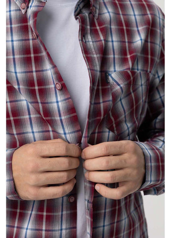 Бордовая рубашка MCL