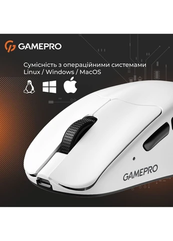 Миша Genesis Avenger White (GM096W) [144529] GAMEPRO (400895548)