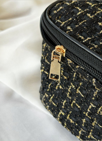 Містка косметичка стильний органайзер з ручкою для зберігання косметичного приладдя для дому для подорожей матеріал текстиль No Brand (330618858)