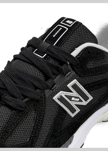 Черные демисезонные кроссовки мужские new balance black white No Brand 1906R