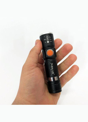 Портативний світлодіодний ліхтар із зарядкою X-Balog BL-616-T6, Ліхтарик police оригінал, OP-197 Ліхтарик bl Bailong (352769385)