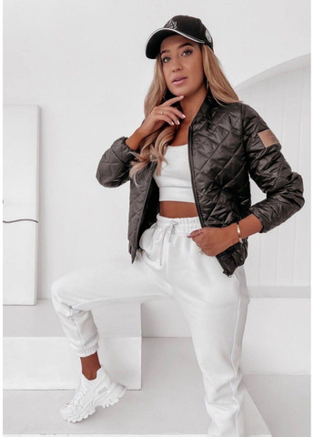 Чорна зимня 🧥 стильна демісезонна куртка uplander — заміри в описі GD/GL Модний простір