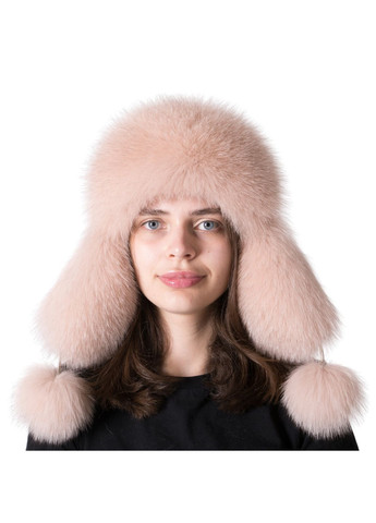 Женская меховая шапка ушанка из меха лисы Меховой Стиль Ушанка (351430777)