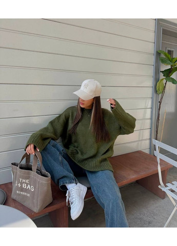 Зеленый демисезонный свитер оверсайз — замер в описании GD/GL Модний простір