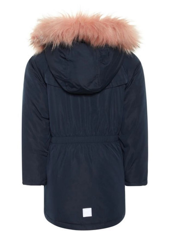 Парка для девочки с мехом 13155513 92 Темно синяя Name it парка (364465481)