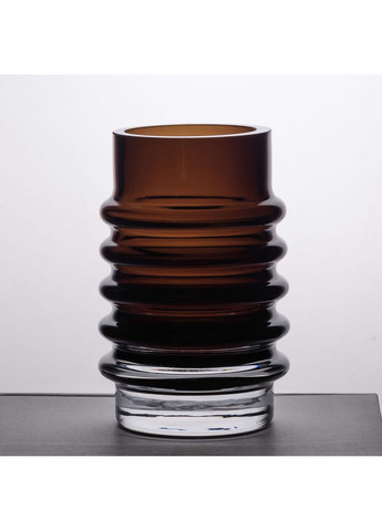 Ваза для квітів Flower Season скляна у Вінтажному стилі 18 см чорна HP-10-22 No Brand (348467713)