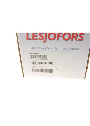 Пружина подвески 4282941 Lesjofors (345759214)