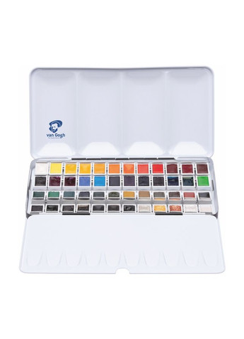 Набор акварельных красок 48 кювет+кисти Royal Talens Van Gogh (362586168)