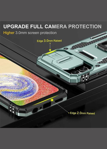 Ударопрочный чехол Camshield Army Ring для Samsung Galaxy A06 Light Green No Brand (344465134)